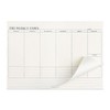 60 Sheets Weekly Planner, 24.5 x 17.5 cm Weekly Planner