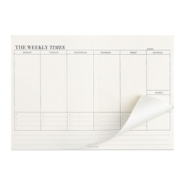 60 Sheets Weekly Planner, 24.5 x 17.5 cm Weekly Planner Desk Pad Weekly Planner Daily Planner To Do List Without Fixed Date for Family School Office