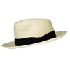 Genuine Panama Hats - Teardrop Classic Straw Fedora - Brisa