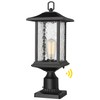 Beionxii Dusk to Dawn Outdoor Post Lights, 21inch Large Exterior