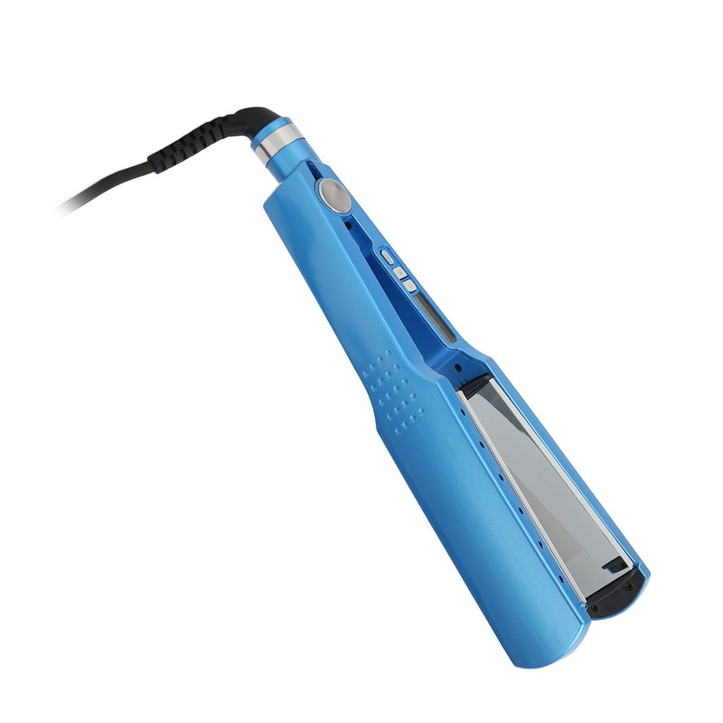 45mm Panel Dual Use Hair Straightener Curler Negative Ion Adjustable