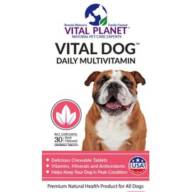 Vital Planet - Vital Dog - Daily Multivitamin - 30 Chewable Tablets