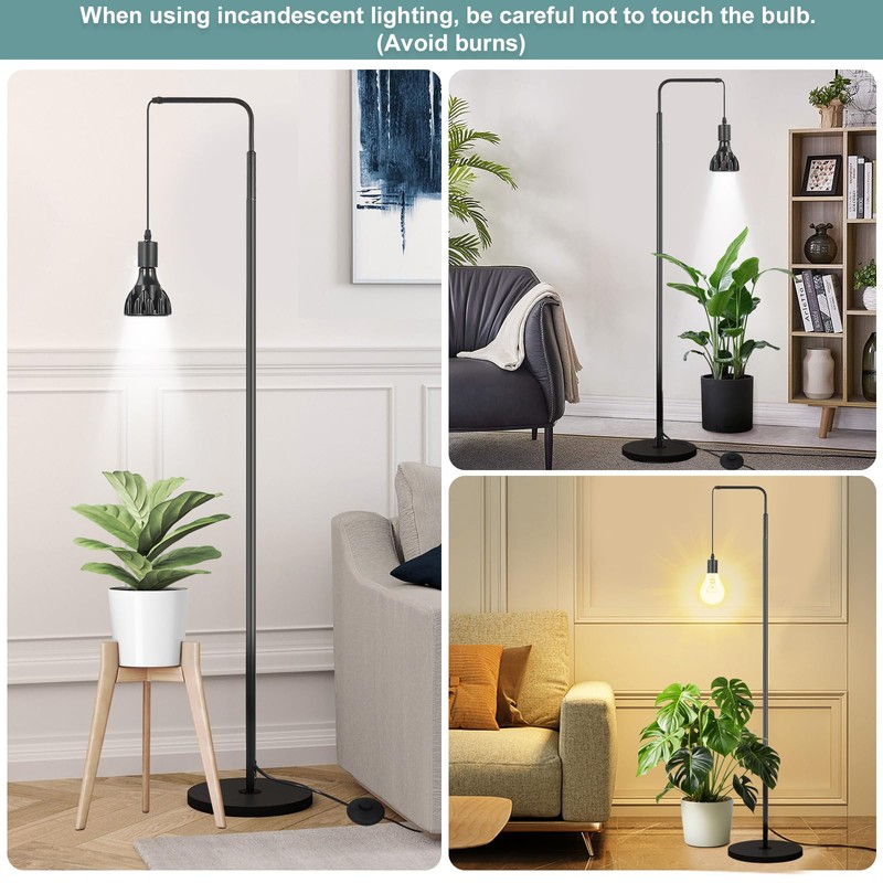 Aiwode Light Lift Stand, Floor Stand for Plant Cultivation, Socket