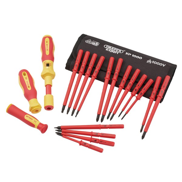 Draper XP1000 19 Piece Precision Screwdriver Set | VDE Dual