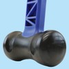 Leisurewize - Pro Mallet w/Steel Peg Pulling Hook - Rubber