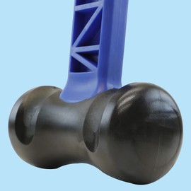 Leisurewize - Pro Mallet w/Steel Peg Pulling Hook - Rubber Hammer - Ideal for Putting up Tents & Canopies (LWACC522)