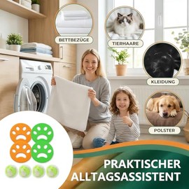 8 Pieces Pet Hair Remover Washing Machine, Reusable Laundry Balls, Hair Catcher, Compatible with All Washing Machines