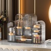 ILWorkTLs Countertop Makeup Organizer with Drawers,Stackable Cosmetic Organizers,Display Case for