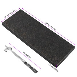 UNGFEI 2 Pairs 23cm Stainless Steel Chopsticks with Holder Stand, Laser Engraved Metal Chopsticks, Anti-Slip Silver Chopsticks for Dining or Festival Gift, Korean Japanese Chinese Chopsticks