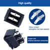 2Pcs ON-Off-ON Polarity Reversing Rocker Switch，DPDT 6 pins 3 Position