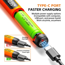 ANVANNA Mini Electric Screwdriver Set 120-IN-1: UnaMela Small Electric Screwdriver Cordless - 120 Precision Bits, LED Light, Magnetic Power Screwdriver Repair Tool Kit for PC RC Electronics