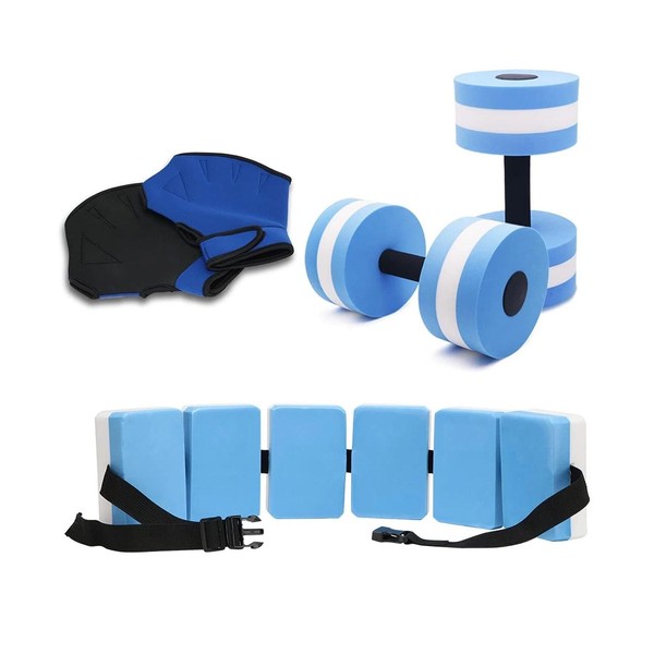 Venbytech for Water Dumbbell Set for Aquatic Aerobics Exercise, Water