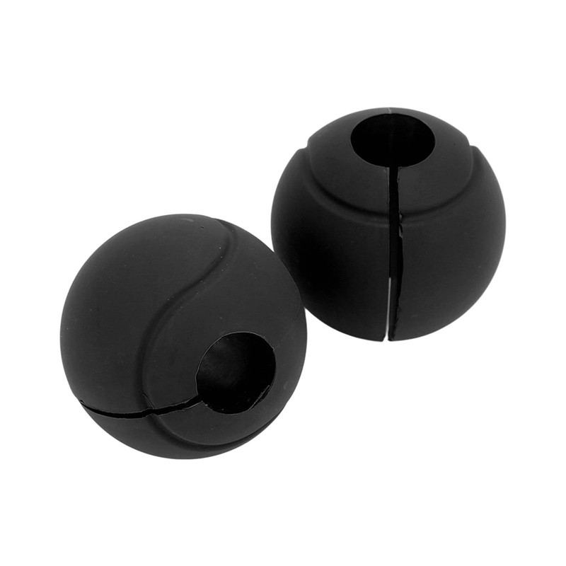 1 Pair of Barbell Dumbbell Curved Bar Grip Round Spherical