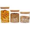 Juvale Assorted Glass Storage Jars - Airtight Container to Preserve