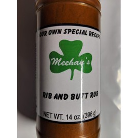 Meehan's Rib and Butt Rub Seasoning, 14 Ounce Shaker Jar
