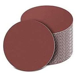 150 mm Sanding Discs 180 Grit Sandpaper 150 mm Velcro Sanding Sheets for Metal Wood Wood Materials Chipboard (Pack of 40)