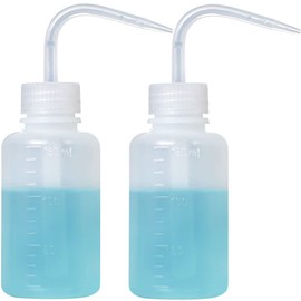 HOOMBOOM 2-Pack Tattoo Wash Bottle 150ml | 5oz Water Squirt Bottle for Succulent Watering & Medical Use - White