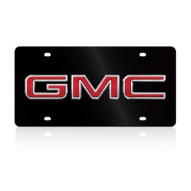 Eurosport Daytona- Compatible/Replacement for -, GMC Badge Lazer-Tag, Acrylic License Plate