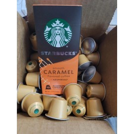 Starbucks Nespresso Starbucks CARAMEL SMOOTH Espresso Roast Capsules Box of 110 BULK/LOOSE