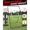 7x4FT Volleyball Rebounder Net Set with Training Accessories, Portable Bounce