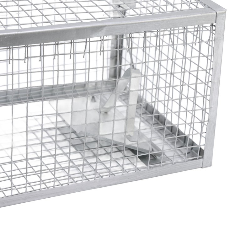 Iron Rat Mouse Trap Cage Single Door Live Animal Trap