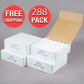 Leola 10-Hour White Votive Candles 288 pcs. Bulk Pack for Restaurant Hotels & Garden