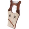 Mini Kinnor King Davids Harp Light Renaissance W/Gig Bag &