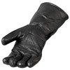 Hot Leathers Gauntlet Gloves with Quilted Lining (Black, Large)