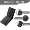 Syylqyr 1 Pack Mens Wallets Leather with ID Window, Card