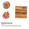 SHINEOFI 24pcs Ring Wood Wooden Jewelry Ring Making Wooden Carving