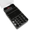 Multi Functional 104 Grids 3 Lights Battery Storage Case Organizer
