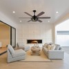 Dawn Whisper 60 Inch Modern Farmhouse Ceiling Fans with Lights