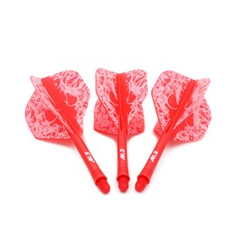 CUESOUL ROST Integrated Dartpfeile Schäfte Shafts and Darts Flights Standard Shape,Set of 3 pcs Schönheit Pattern(CSAK-52XMN)