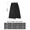 Air Curvey Women's Soft Wrap Towel Shower Wrap Robe Lightweight