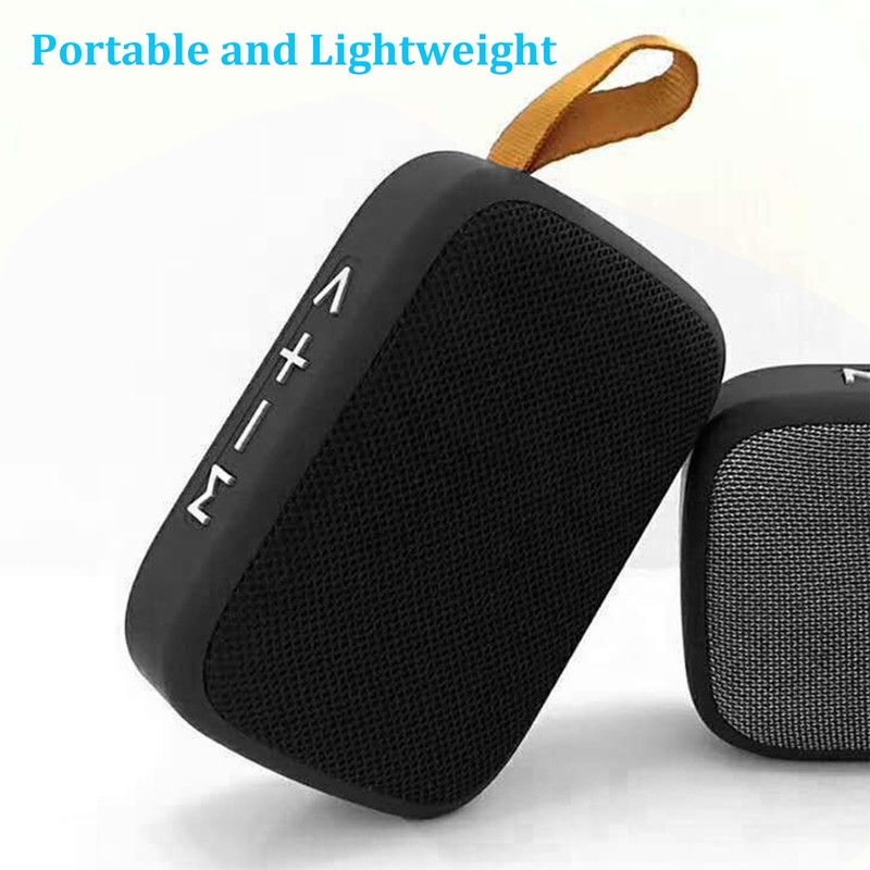 Mini BT Speaker with Subwoofer, Portable and Compact Speaker with
