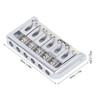 Hardtail Bridge with Saddles Metal 6 String Fixed Replacement for