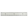 'Black Hearts And Arrows' 30cm (12 Inch) White Plastic Ruler