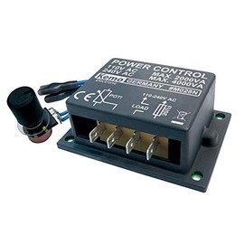 Kemo M028N Power Regulator 110 - 240 V/AC, 4000 VA. Control of ohmic and inductive loads e.g. motors, heaters if they can be controlled in phase control