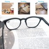 HAPJOYS 3 Pack Reading Glasses Women Men Stylish Oval Readers