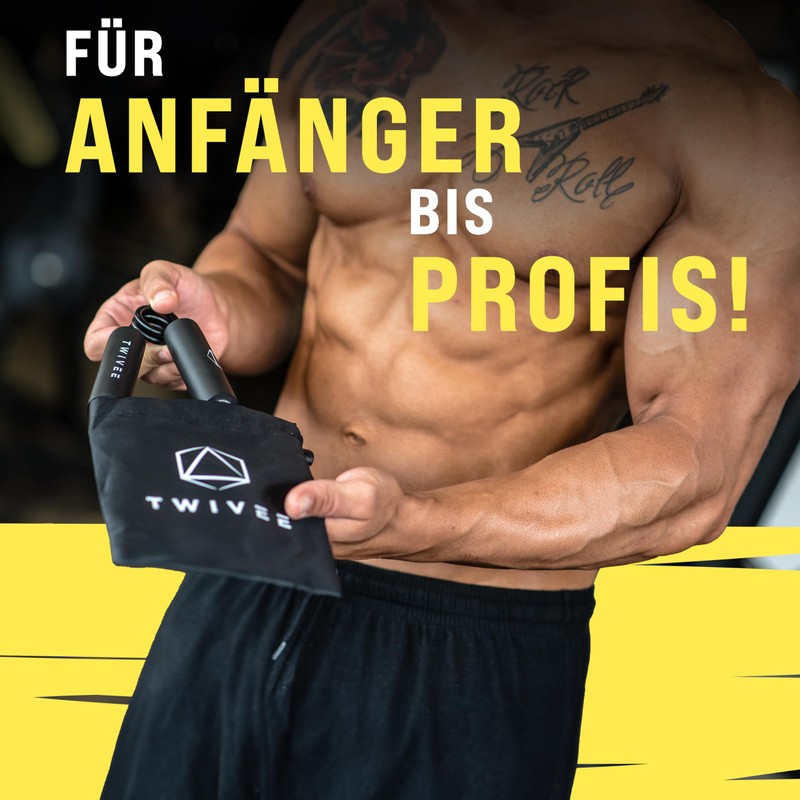 Twivee - Gripper for Maximum Grip Strength - Forearm Trainer