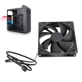 100mm X 25mm PWM Computer PC Case Fan, 4pin 1800RPM High Airflow Duall Ball CFM FG DC Brushless Cooling Fan for PC
