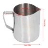 304 Stainless Steel Frothing Cup with Inner Scale Pointed Mouth