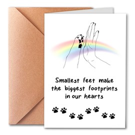 PTRUKD, Lost Pet Dog Sympathy Card, Dog Over Sympathy Dog, Family Friend Husband Wife Dog Bereavement Card, Pet That will Stay In Your Heart Forever