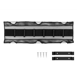 Progressive Desk Under Desk Cable Management - Breathable & Fire Retardant Mesh - Flexible Tray - Easy Installation - Adjustable Velcro Straps