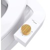 BIDETbidet Left/Right Reversible FRESH WATER Non-Electric Ultra-Slim Toilet Attachment, Ability
