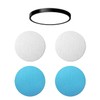 MaxDovYen Circular Under Cabinet Light Magnets 4PCS, Magnetic Strips with