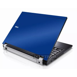 Unbranded/Generic BLUE Vinyl Lid Skin Cover Decal fits Dell Latitude E6400 Laptop