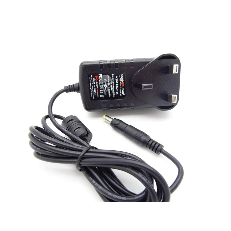 12 Volt AC ADAPTOR FOR WESTERN DIGITAL ELEMENTS 1TB USB