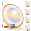 Sunco 6 Inch Can Lights for Ceiling LED, Flat Recessed