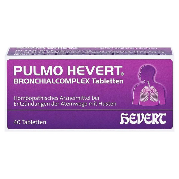 Pulmo Hevert Bronchial Complex Tablets, Pack of 40 Tablets